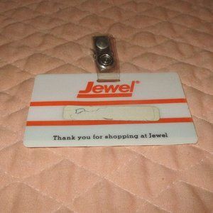 JEWEL Name Tag Vintage